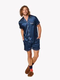 The Captains (Satin Pajama Short) -Outlet Posh Sewn Store 607223 02 Captain 1689