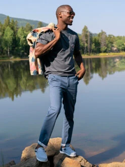 Original Stretch Twill Pant (True Blues) -Outlet Posh Sewn Store CHU 0922 FALL 21