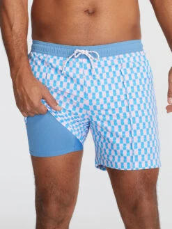 The Check Mates 5.5" (Beach Club Trunk)