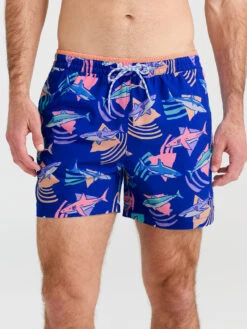 The Daddy Sharks 5.5" (Classic Swim Trunk)