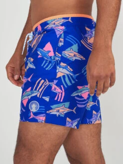 The Daddy Sharks 5.5" (Lined Classic Swim Trunk) -Outlet Posh Sewn Store DaddySharks5.5 LinedClassicSwimTrunk 126231 02 OF 2800