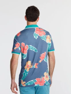 Pique Polo (Floral Reef) -Outlet Posh Sewn Store FloralReef PiquePolo 612231 02 OF 0152