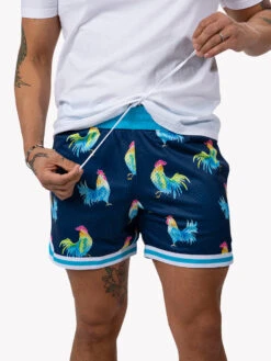 The Fowl Plays 5.5" (Mesh Courtside Short) -Outlet Posh Sewn Store FowlPlays5.5 CourtsideShort OB 061222 030052