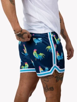 The Fowl Plays 5.5" (Mesh Courtside Short) -Outlet Posh Sewn Store FowlPlays5.5 CourtsideShort OB 061222 030053