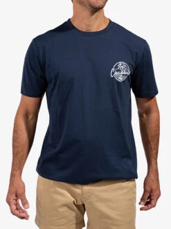 T-Shirt (Navy Palm)