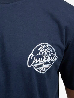 T-Shirt (Navy Palm) -Outlet Posh Sewn Store NAVYPALM T SHIRT 940221 01 0306