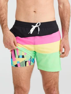 The Neon Weekends 5.5" (Lined Classic Swim Trunk)