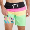 The Neon Weekends 7" (Lined Classic Swim Trunk)