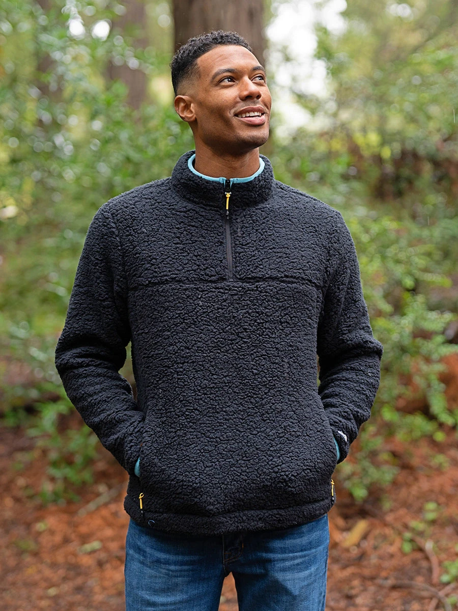 High-Pile Fleece Quarter Zip (Night Night) 1 High-Pile Fleece Quarter Zip (Night Night)