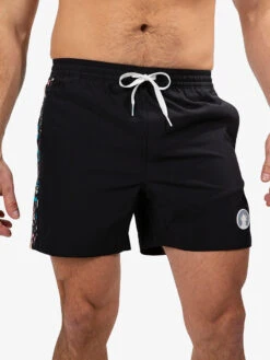 The Paint Drips 5.5" (Blocked Swim Trunk) -Outlet Posh Sewn Store PaintDrips5.5 BlockedSwimTrunk OB 135222 040304