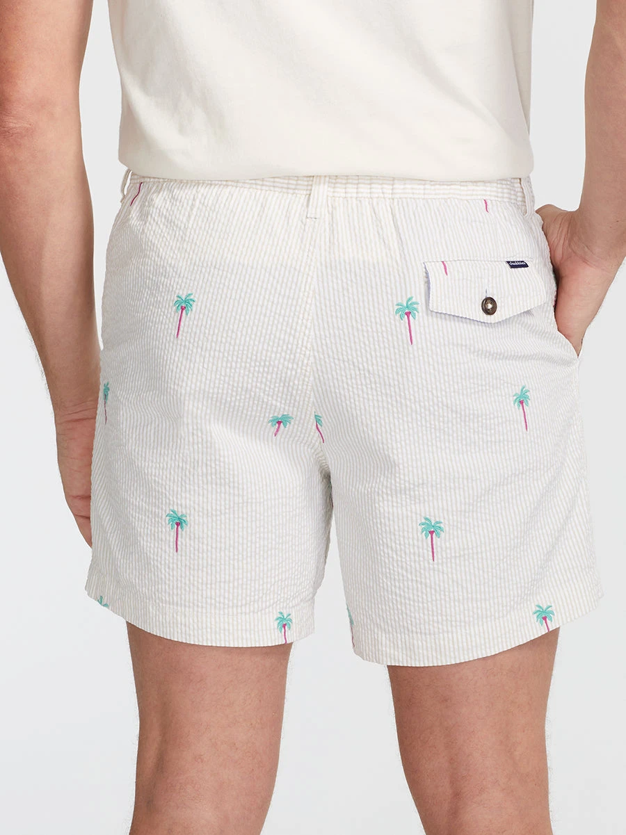 The Palm Palms 5.5" (Seersucker Stretch) 2 The Palm Palms 5.5" (Seersucker Stretch) - Image 2