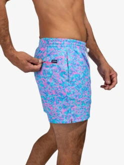 The Pinky Bluesters 5.5" (Classic Swim Trunk) -Outlet Posh Sewn Store PinkyBluesters5.5tretch ClassicSwimTrunk SD 109221 310396