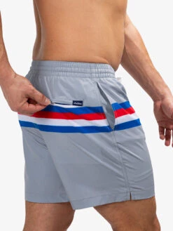 The Red White And Whose Mans 5.5" (Lined Classic Swim Trunk) -Outlet Posh Sewn Store RedWhiteandWhoseMans5.5 LinedClassicSwimTrunk OB 126222 110355