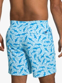 The Shark Sides 7" (Classic Swim Trunk) 7 The Shark Sides 7" (Classic Swim Trunk) -Outlet Posh Sewn Store SHARK SIDES 7.0 STRETCH ZIPPER POCKET OB 110201 18 0385