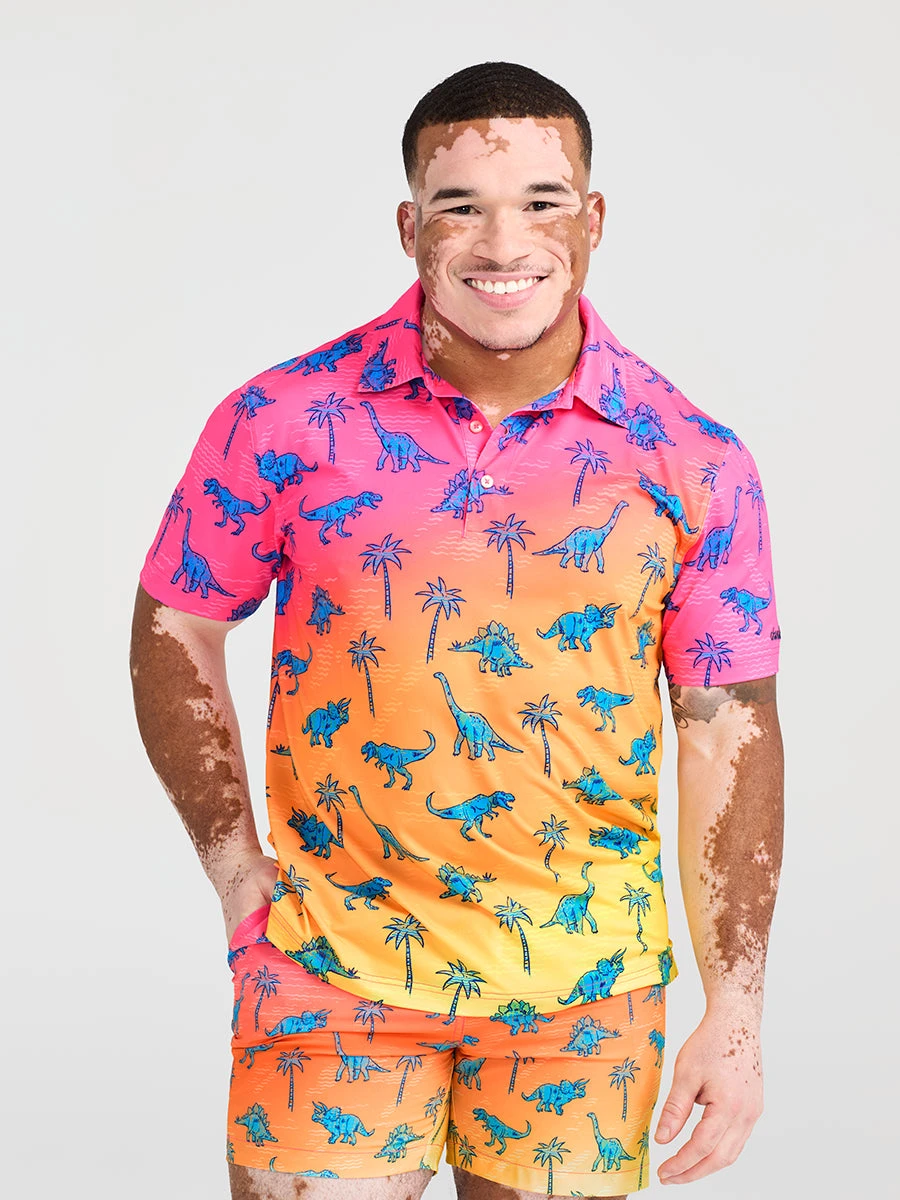 Performance Polo (Sunset Dino) 1 Performance Polo (Sunset Dino)