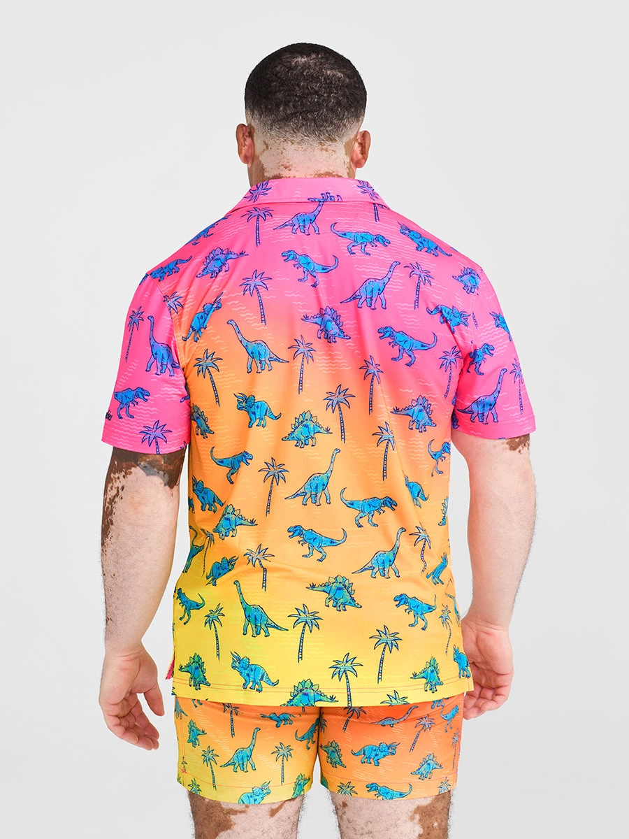 Performance Polo (Sunset Dino) 2 Performance Polo (Sunset Dino) - Image 2