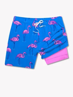 The Pop Flock And Drop Its 5.5" (Lined Classic Swim Trunk)