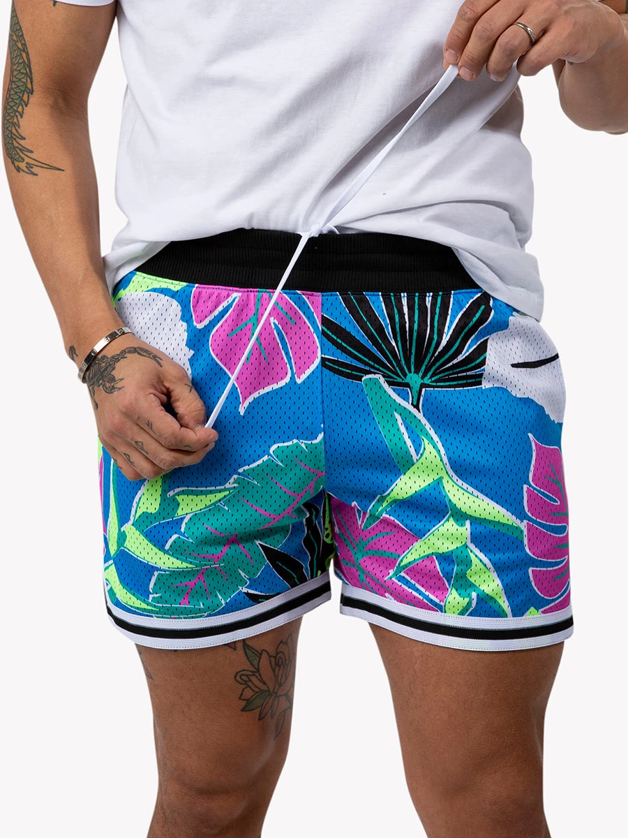 The Tropical Takeovers 5.5" (Mesh Courtside Short) 2 The Tropical Takeovers 5.5" (Mesh Courtside Short) - Image 2